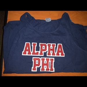 Alpha phi tank top